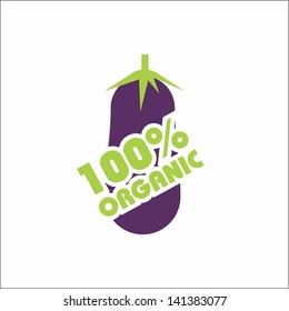 eggplant 100% organic