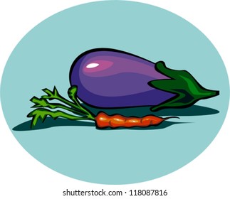 Eggplant & Carrot