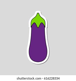  eggplant cartoon vector