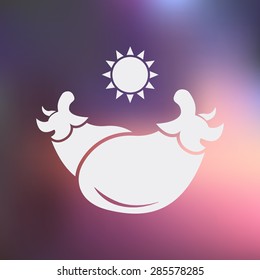 Eggplant icon.