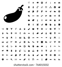 Eggplant icon illustration isolated vector sign symbol. agriculture icons set for web and mobile.