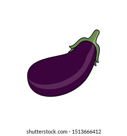 Eggplant icon isolated on white background. Eggplant icon simple sign. eggplantggplant icon trendy and modern symbol for graphic and web design