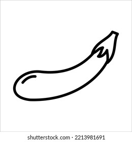 Eggplant Icon Logo Design Vector Template Illustration Sign And Symbol Pixels Perfect