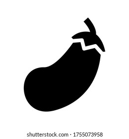 eggplant  icon or logo isolated sign symbol vector illustration - high quality black style vector icons
