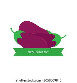 Eggplant icon logo vector design