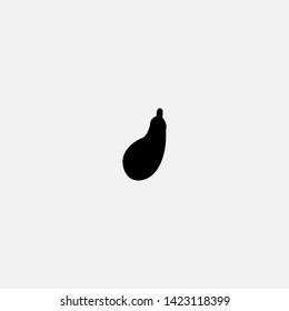 eggplant icon sign signifier vector