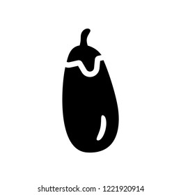 Eggplant icon. Trendy Eggplant logo concept on white background from Fruits and vegetables collection. Suitable for use on web apps, mobile apps and print media.