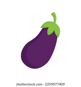 eggplant icon vector design template in white background