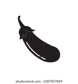 diseño de imagen vectorial de icono de eggplant