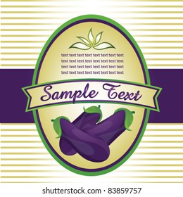 eggplant label