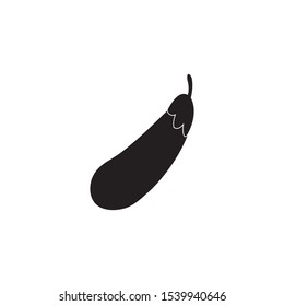 Eggplant logo for design.vector illustration