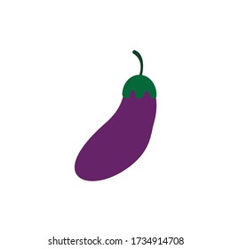 Eggplant logo vector design illustration template