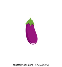 Eggplant logo vector icon illustration design 