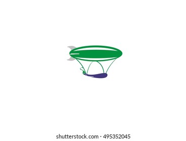 eggplant restaurant natural vector icon logo