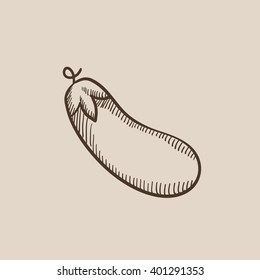 Skizzensymbol von Eggplant.