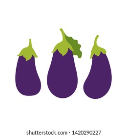 Eggplant sketch. Vegetable. Hand drawn doodle vector. Healthy food. Vegetarian product. Vegan menu