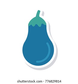 eggplant sticker icon