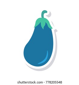 eggplant sticker icon