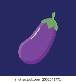 Eggplant vector design element icon symbol