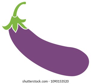eggplant vector icon