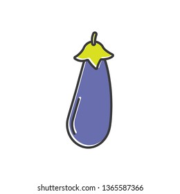 Eggplant vector icon