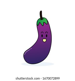 eggplant vector. eggplant icon. eggplant