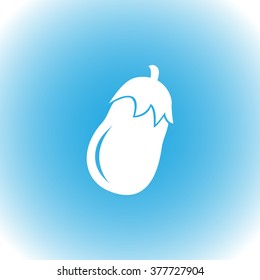 Eggplant vector icon