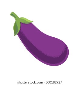 Eggplant. Vector illustration. Eps10