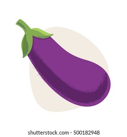 Eggplant.  Vector illustration. Eps10