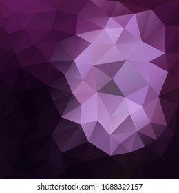 Eggplant Violet And Lavendar Polygonal Background