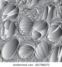 Eggs. Abstract liquid paint background. Vector illustration