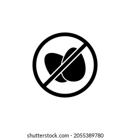 eggs banned icon in Vegan set
