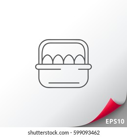 Eggs in basket