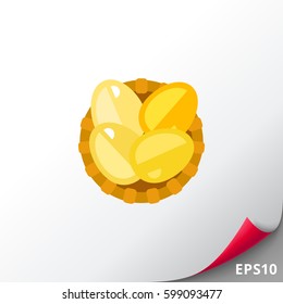 Eggs in basket