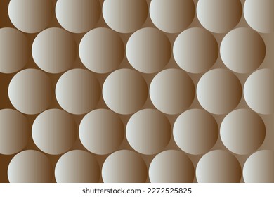 eggs in a basket circle background
