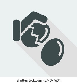 Eggs break