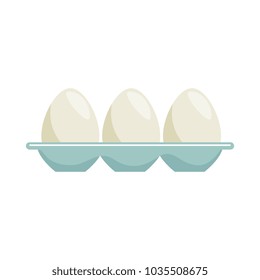 eggs carton isolated icon