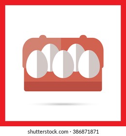 Eggs in carton package
