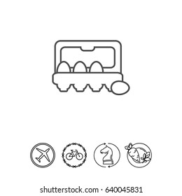 Eggs in carton package