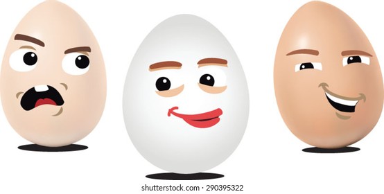 Eggs Cartoon Kid Stock Vector (Royalty Free) 290395322 | Shutterstock