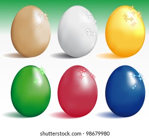 eggs, color variants
