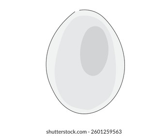 Eggs in a continuous line drawing on a white background.