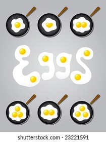 Eggs Cook Vector