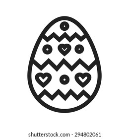 Eggs, easter, celebration icon vector image.Can also be used for easter, celebration, observances and holidays. Suitable for mobile apps, web apps and print media.