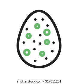 Eggs, easter, celebration icon vector image.Can also be used for easter, celebration, observances and holidays. Suitable for mobile apps, web apps and print media.