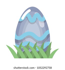 eggs easter with figures decoration style
