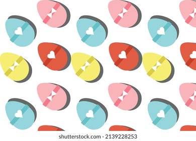 Eggs for Easter, Happy Holidays illustration for commercial use, vector size.