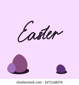 Eggs for Easter. Easter holiday. Egg pattern background image