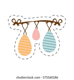 eggs easter icon image, vector illustration design