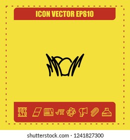 Eggs easter icon vector